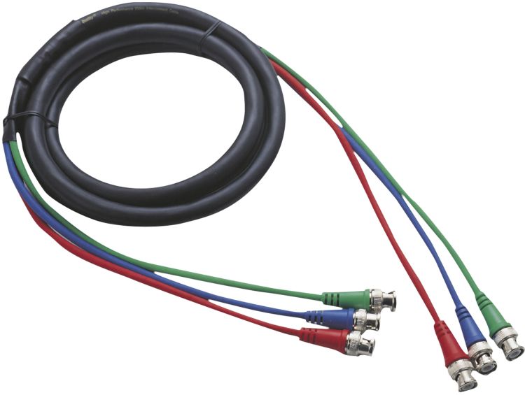 DAP FV02 - Ø6 mm. 3 BNC > 3 BNC 6 m