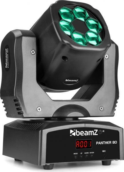 beamZ Panther 80 LED Moving Head mit drehbaren Linsen