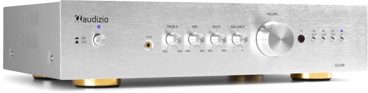 Audizio AD200A 2-Kanal-HiFi-Verstärker Alu -B-Stock-