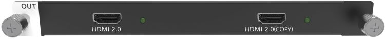 Novastar H Series 1x HDMI 2.0 Output Card 2x HDMI 2.0 (1 x dupliziert) - 1 x 4K @60 Hz