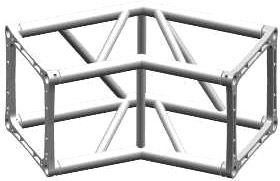 LITEC QX40 2-Weg 135° Ecke C23