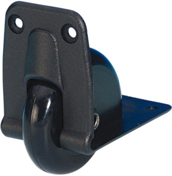 Adam Hall Hardware 3783 Kanteneinbaurolle 58 mm in Kunststoffgehäuse
