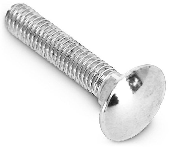 Adam Hall Hardware 54M6X45F - Flachrundschrauben M6 x 45 mm, Stahl verzinkt, DIN 603