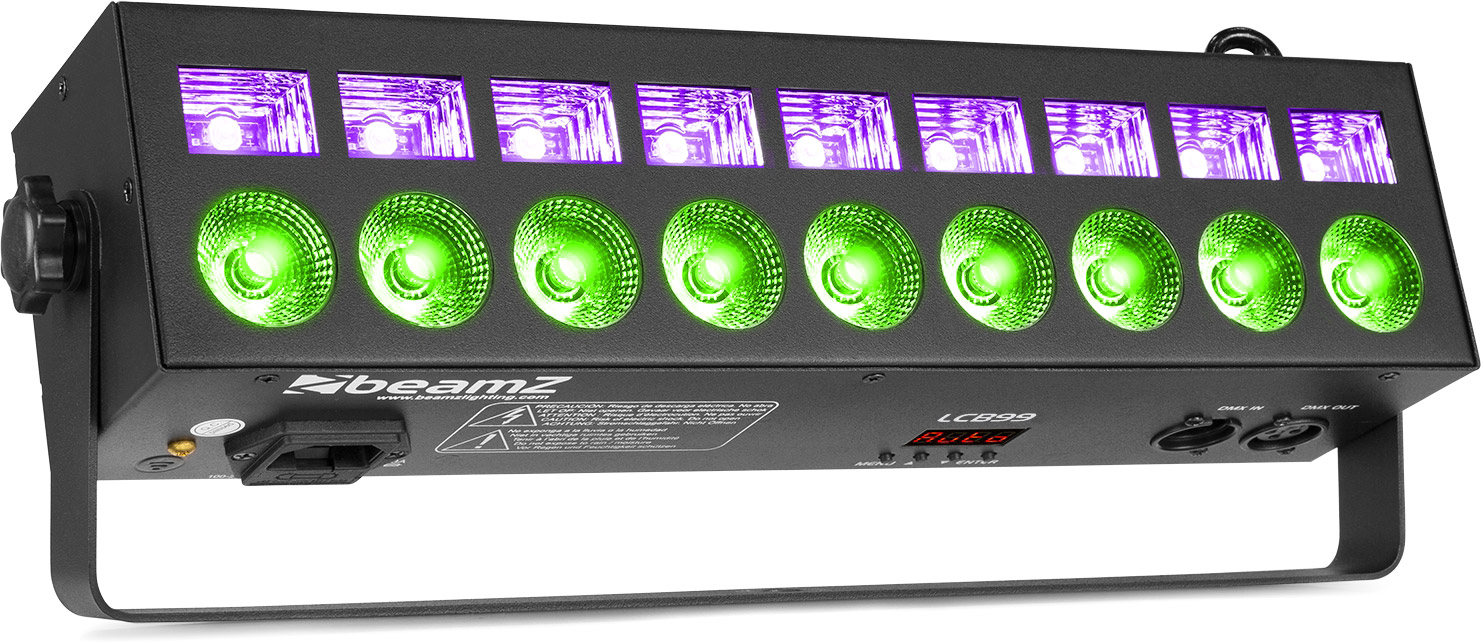 Lumières de scène Disco à LED, stroboscope 18*3 RGBW DMX Dj Bar