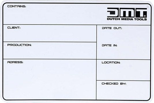 DAP-Audio Flightcase Label DMT, magnetic with 3M tape + marker