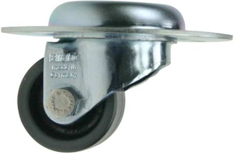 Adam Hall Hardware 37042 Lenkeinbaurolle mit Kunststoffrad