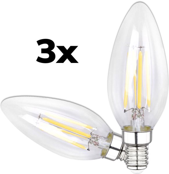 Ampoule E14 LED KERZE 4W 2700K - Blanc