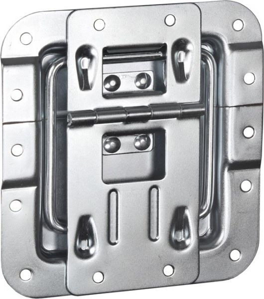 Adam Hall Hardware 270736 Deckelfeststeller kurz gekröpft mit Scharnier