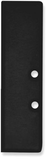 ISOLED Endkappe EC94 Aluminium schwarz RAL 9005 für Profil HIDE BOTTOM inkl. Schrauben