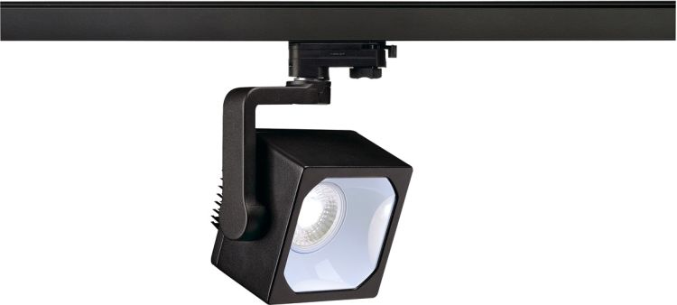 SLV EURO CUBE Spot für 3Phasen Hochvoltschiene, LED, 4000K, schwarz -B-Stock-