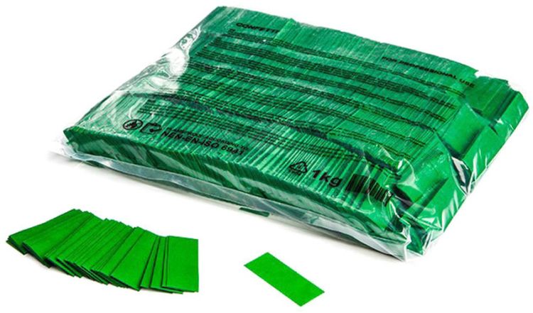 Magic FX Slowfall Konfetti Rechteckig 55x17mm - Dunkelgrün 1kg