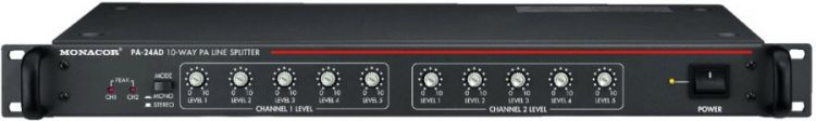 MONACOR PA-24AD ELA-Line Splitter
