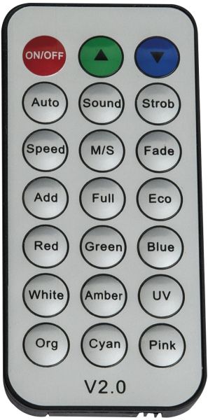 Showtec IR Fernbedienung für EventLITE 4/10 Q4