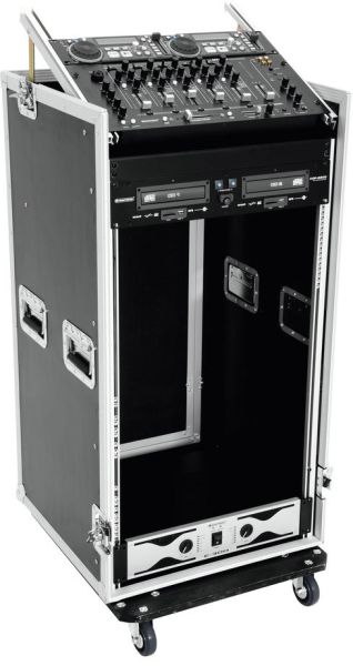 ROADINGER Spezial-Kombi-Case Profi, 20HE mit Rollen
