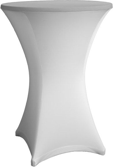 Tischplattenbezug Deckel grau für 70-80cm Stehtisch Stretch