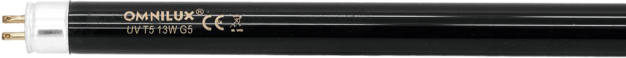 Omnilux UV SCHWARZLICHT Röhre UV-Röhre 13W G5 T5 549x16mm 