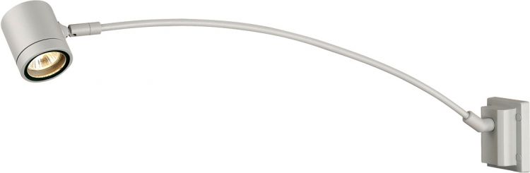 SLV NEW MYRA DISPLAY CURVE, silbergrau, GU10, max. 50W, IP55