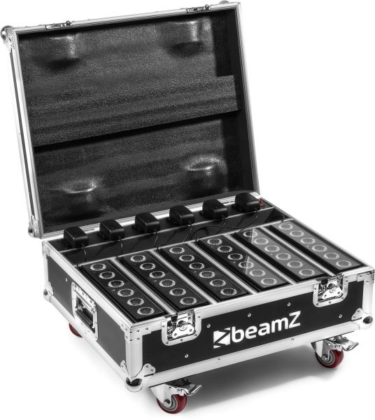 beamZ FCC12 FlightCase für 6x BBB612 Ladegeräte