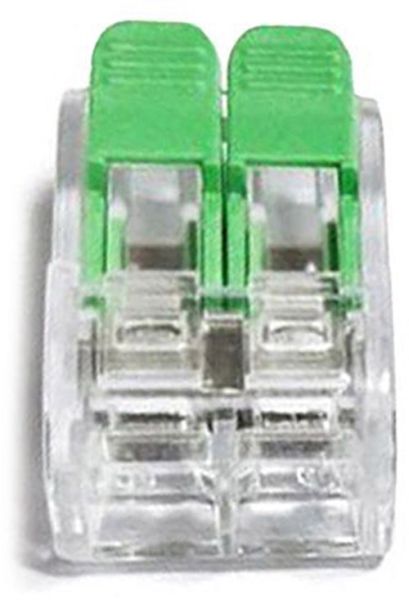 ISOLED Hebelklemme, 2-polig, 0,2-4mm², 50Stk, 450V/32A, alle Leiterarten