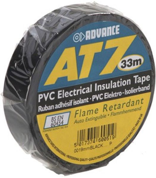 Advance Tapes 5808 BLK PVC Isolierband schwarz 19 mm x 33m