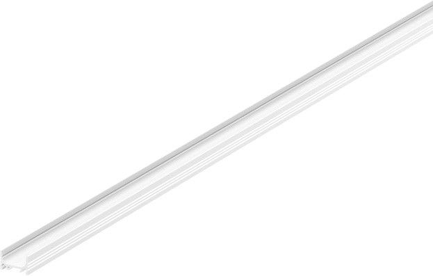 SLV GRAZIA 10, Aufbauprofil, LED, flach, gerillt, 2m, weiß