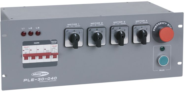 Showtec 4-Channel Kettenzug Controller - Direktsteuerung