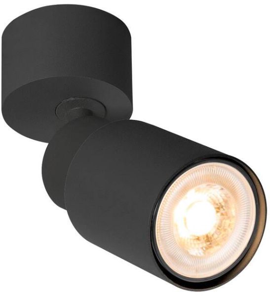 SLV PURI 2.0 Tube, Wand- und Deckenaufbauleuchte, 1x max. 6W GU10, schwarz -B-Stock-