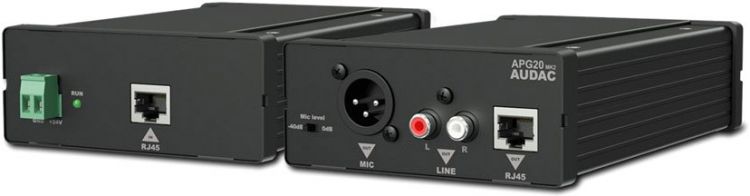 Audac APG 20 MK 2 Line & Mikrofon Audio Empfänger Schnittstelle
