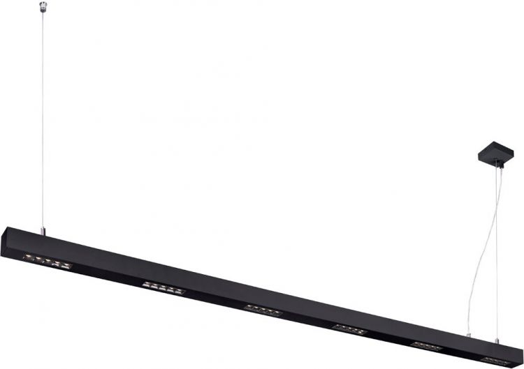SLV Q-LINE PD, LED Indoor Pendelleuchte, 2m, BAP, schwarz, 3000K