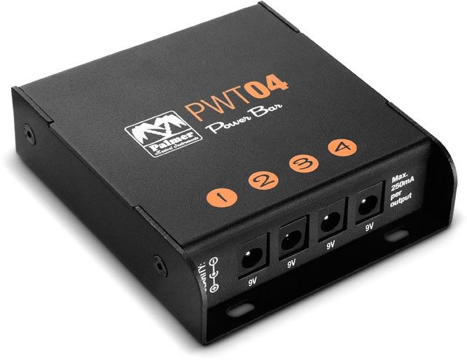 Palmer MI PWT 04 Universal Pedalboard Netzteil 4 Ausgänge