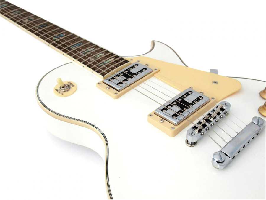 Dimavery ST-312 E-Gitarre In Weiß – Klassisches Design Für Einsteiger Und Fortgeschrittene