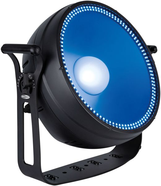 SHOWTEC Lumina Sola 500 W RGBAL LED-Blinder mit RGB-LED-Ring-Effekt