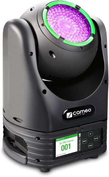 Cameo MOVO® BEAM Z 100 Beam Moving Head mit LED-Ring