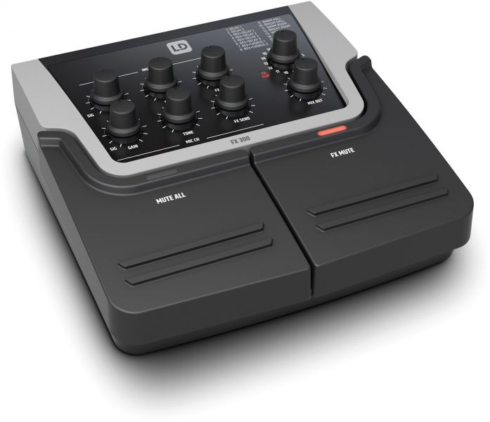 LD Systems FX 300 2-Kanal-Pedal mit 16 digitalen Effekten