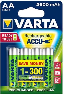 VARTA Batterien Rechargeable Accu 5716 Wiederaufladbare Batterie - AA Mign