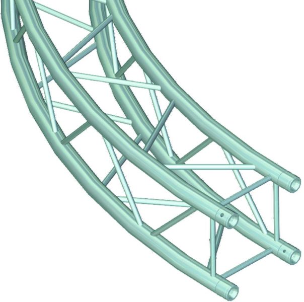 ALUTRUSS QUADLOCK 6082 Element f.Kreis 2m in.90°