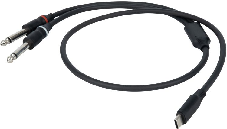 DAP-Audio FL111 - USB-C auf 2 Mono Klinke L/R 1,5 m