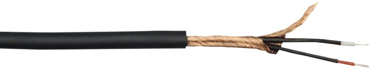 DAP MC-226 Schwarz Mikrokabel Doppelisolation, 100 m
