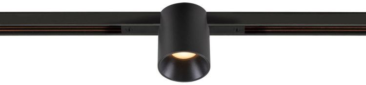 SLV FIXT-IT!, 48V, DALI, rund, Standard track, Spot, 2000-3000K, 7.4 W, 36°, schwarz / schwarz