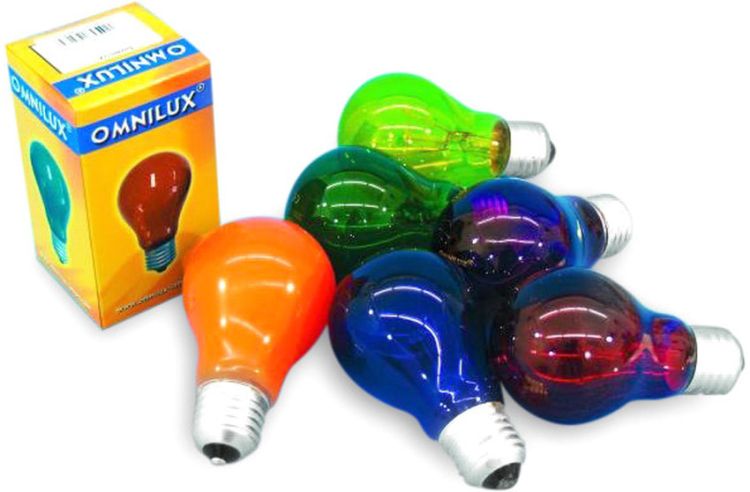 OMNILUX A19 230V/25W E27 violett