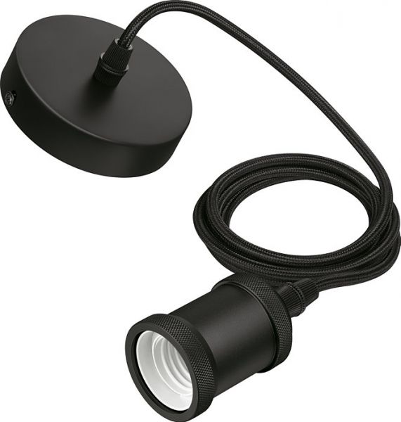 Philips Cord Modern E27 schwarz, 2 m, kürzbar