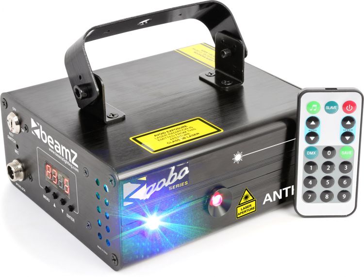 beamZ Anthe II Doppellaser 600mW RGB Gobo DMX IRC