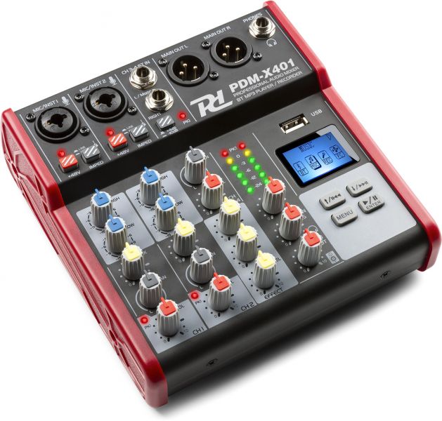 Power Dynamics PDM-X401 4-Kanal Studio-Mischpult
