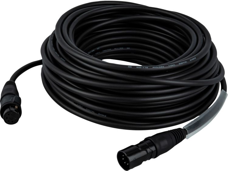 DAP-Audio FLR75 - IP65 DMX/AES-EBU XLR/M 5P auf XLR/F 5P Rean RCX5 Steckverbinder 20 m