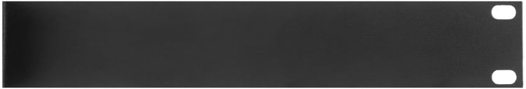 Adam Hall 19" Parts RACK PAN 01 HALF - Halbe 19" U-Rackblende 1HE