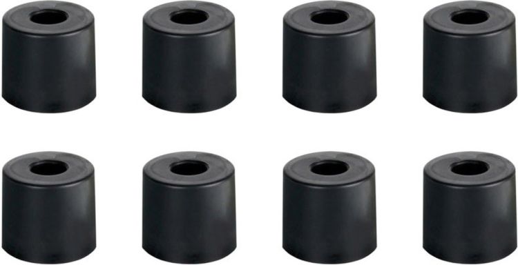 Adam Hall Hardware 4913 M 8 AH 8er Set Gummifuß 38 x 33 mm im Beutel