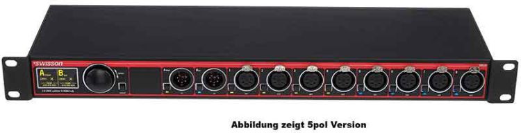 Swisson XPD-28-5R6 (Rack), RDM-DMX-Splitter