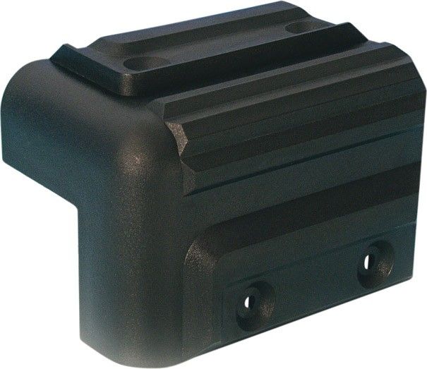Adam Hall Hardware 4009 Boxenecke Kunststoff stapelbar schwarz
