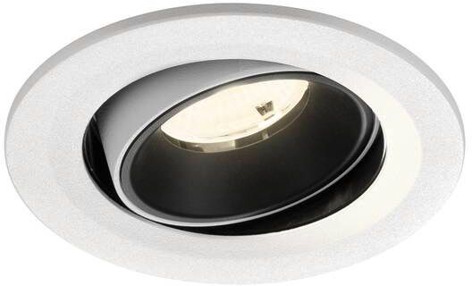 SLV NUMINOS® MOVE S, Deckeneinbauleuchte weiß/schwarz 4000 K 55°