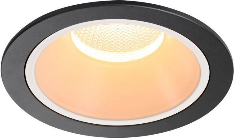 SLV NUMINOS, encastré de plafond intérieur, 40°, noir/blanc, LED, 2700K